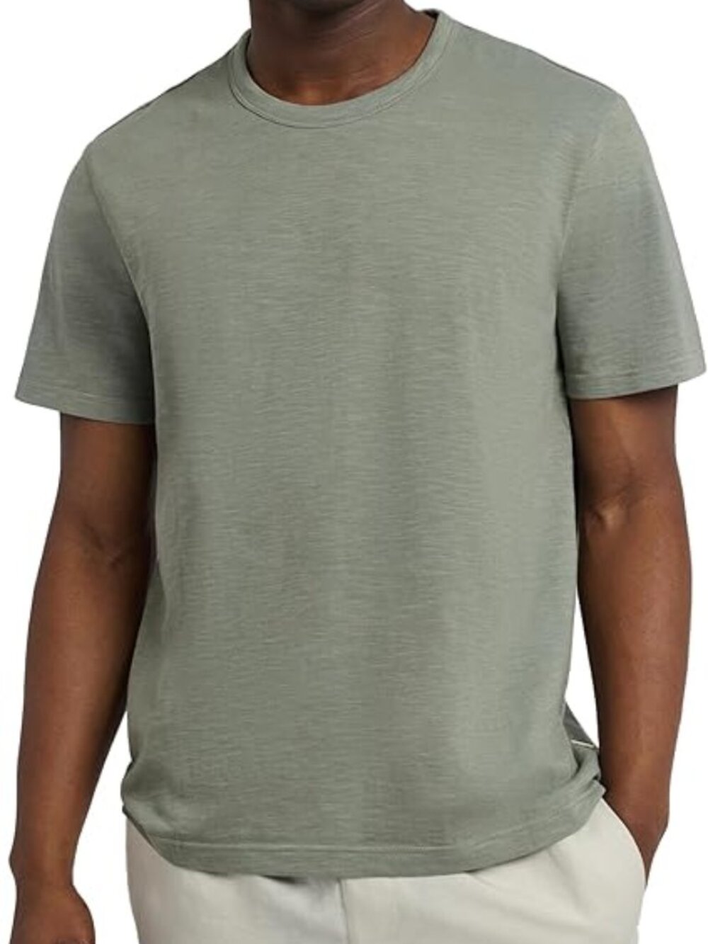 Onia Men’s XXL Slub Tee Agave Green Short Sleeve Crew Neck Casual Shirt